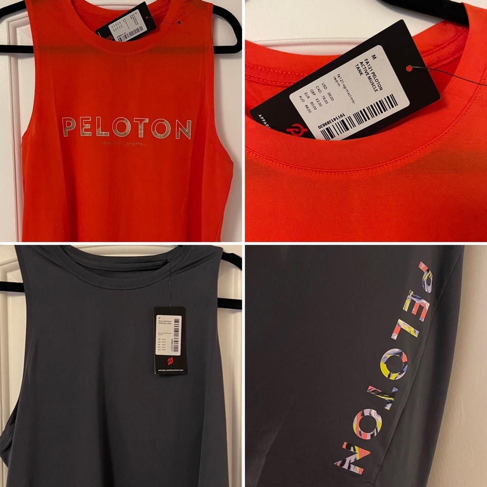 Two NEW Peloton Tank Tops